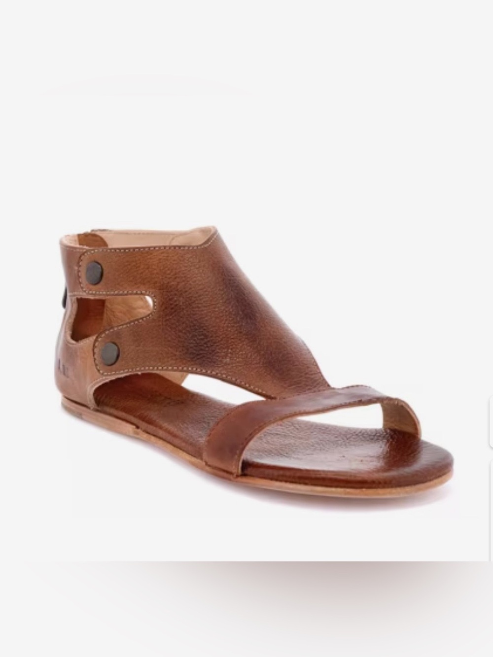 BED|STU Dark Brown Soto Leather Sandals, Sz 7.5